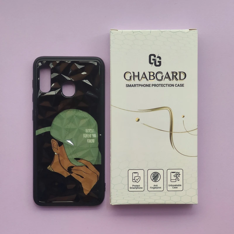 کاور قاب گارد مدل الماسی دخترانه مناسب برای گوشی موبایل سامسونگ Galaxy A20 / A30