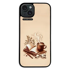 AKAM AMC-WA15PLUS-COFFEE-4 Cover For Apple iPhone 15 Plus