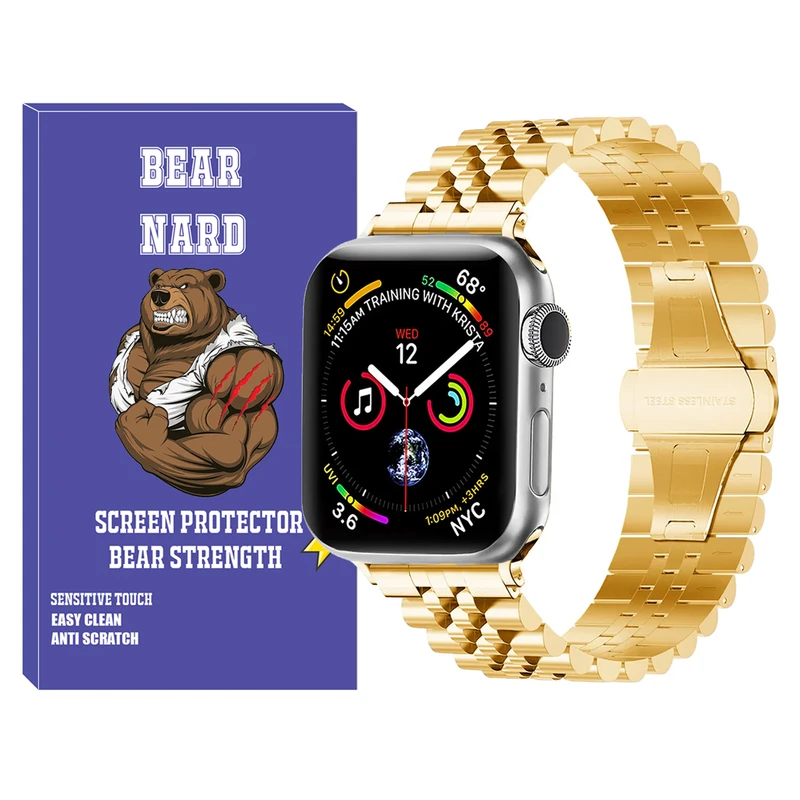 بند برنارد مدل 5Bead BR مناسب برای اپل واچ سری 1/2/3 سایز 42 میلی متری