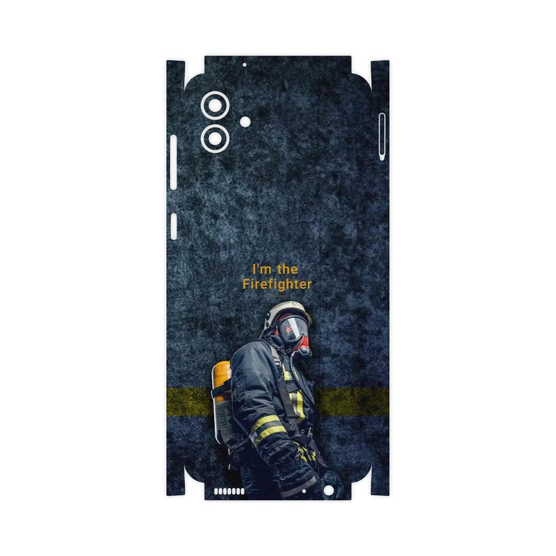 برچسب پوششی ماهوت مدل Firefighter-FullSkin مناسب برای گوشی موبایل سامسونگ Galaxy A04