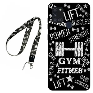 Megafone Gym 0010 Cover For Samsung Galaxy A21 S Mobile Neckband