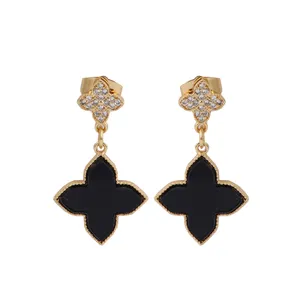 گوشواره زنانه بازرگانی میلادی مدل فانتزی کد GZN_297