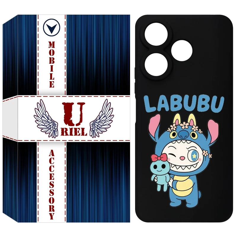 کاور یوریل مدل KSH کد 112 طرح عروسک لبوبو مناسب برای گوشی موبایل شیائومی Redmi 13x / 13 4G / Poco M6 4G