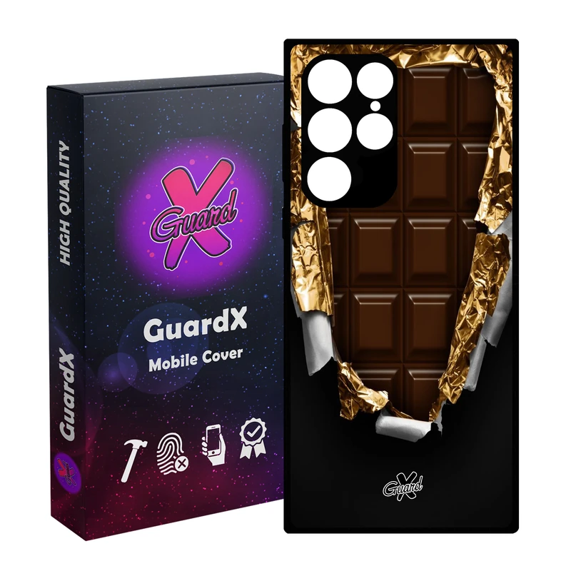 کاور گارد ایکس طرح Chocolate مدل Glass10061 مناسب برای گوشی موبایل سامسونگ Galaxy S23 Ultra