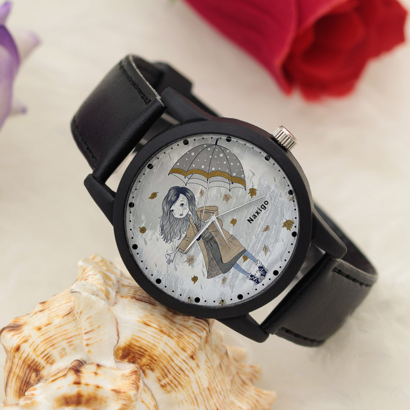 ساعت مچی عقربه ای ناکسیگو مدل دخترانه فانتزی کد LF12558 ساعت مچی عقربه ای ناکسیگو مدل دخترانه فانتزی کد LF12558