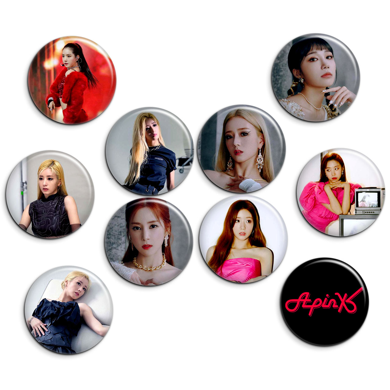 پیکسل پرمانه طرح Apink کد pmg.5247 مجموعه 10 عددی