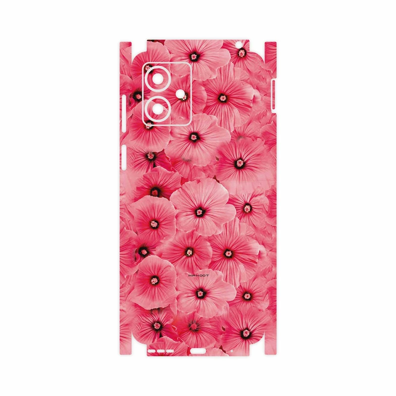برچسب پوششی ماهوت مدل Pink_Flower-FullSkin مناسب برای گوشی موبایل موتورولا Moto G14