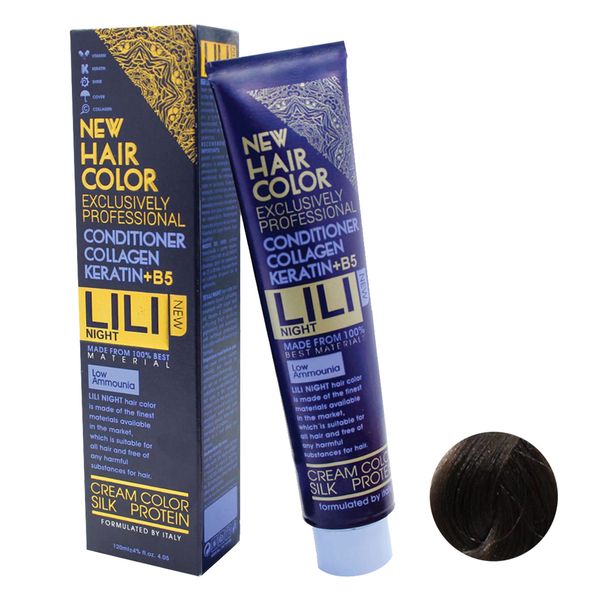   رنگ مو لی لی نایت مدل B5 شماره A6 حجم 120 میلی لیتر رنگ بلوند خاکستری تیره