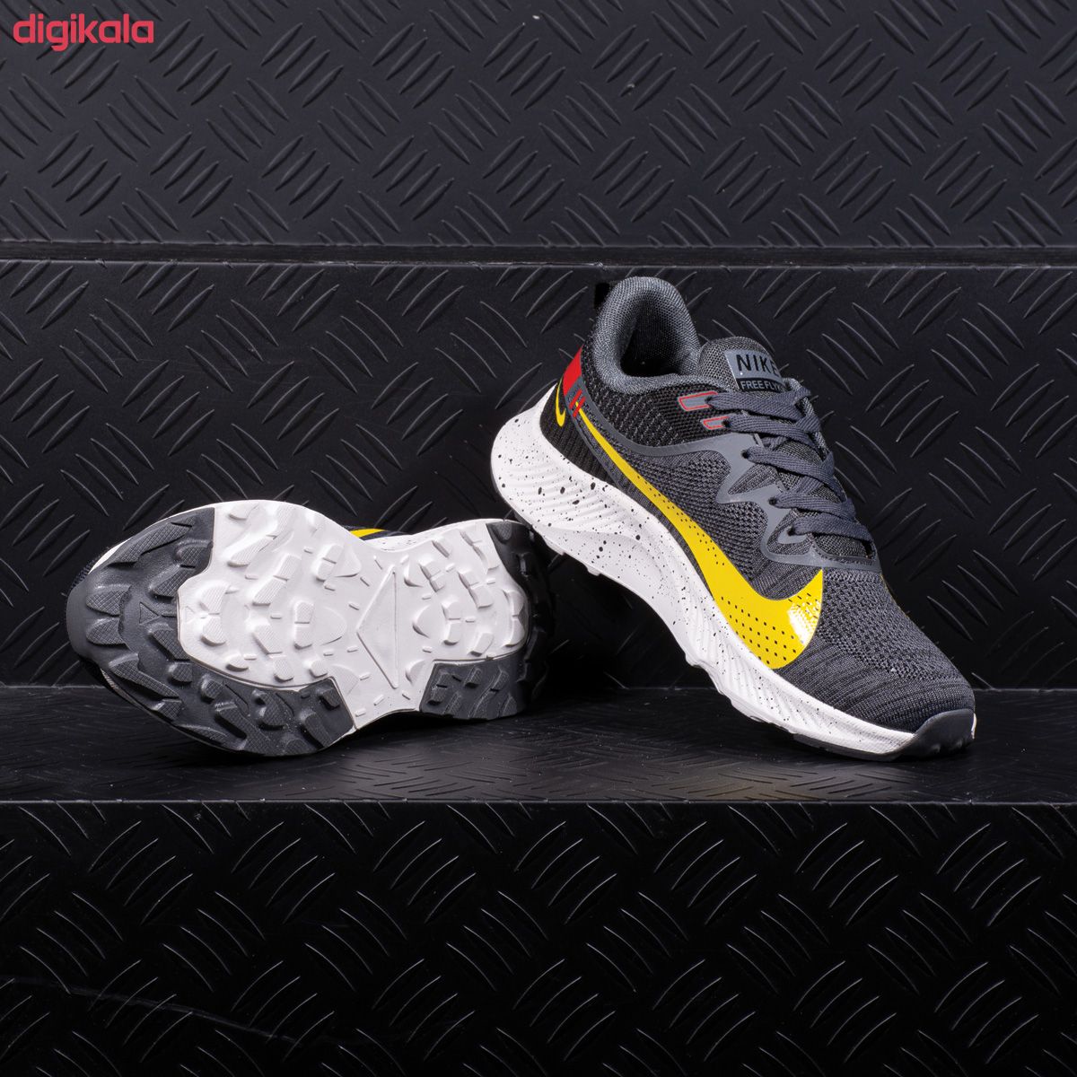 کفش مخصوص دویدن مردانه مدل FREE FLYKNIT GRYYEL-1000177
main 1 5