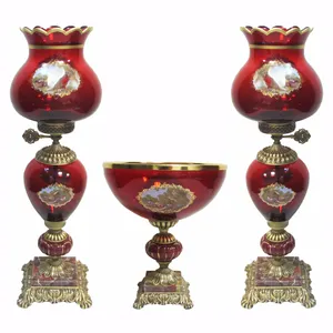 شمعدان کد 86 بسته دو عددی به همراه میوه خوری