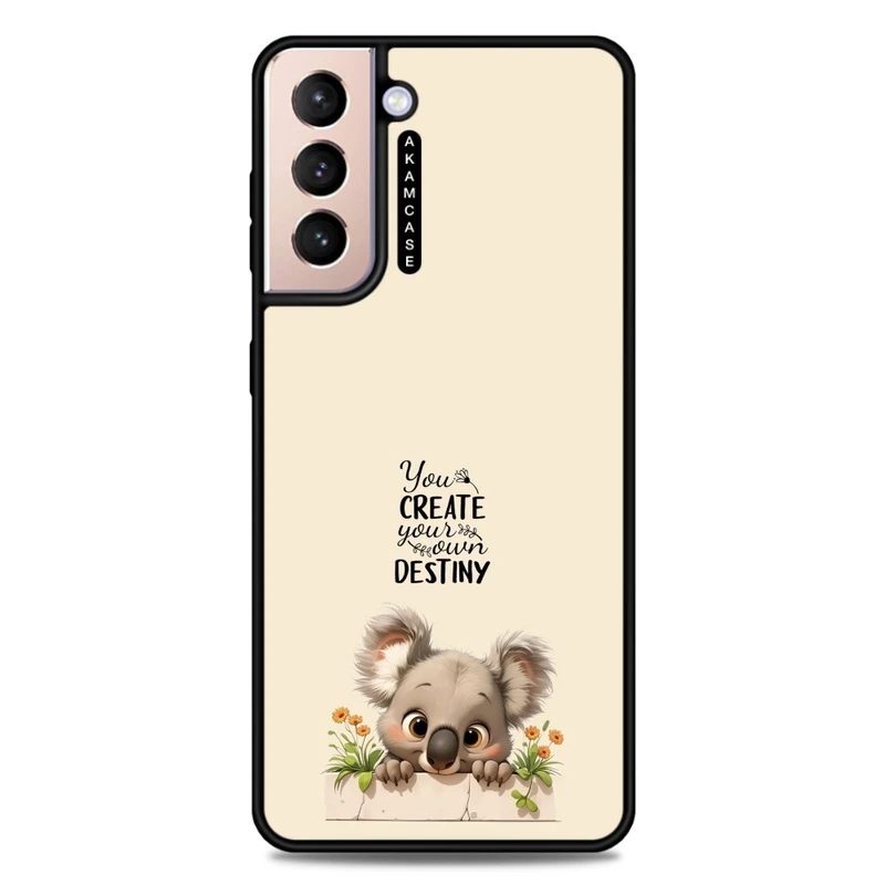 کاور آکام مدل AMC-WSGS21P-ANIMALS QOUTES-27 مناسب برای گوشی موبایل سامسونگ Galaxy S21 Plus