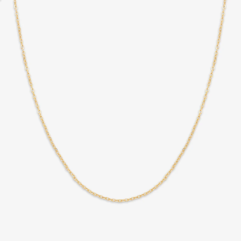 زنجیر حلقه‌ای (فلامینگو) طلا 18 عیار زنانه حافا گلد مدل R238