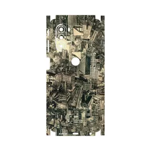 MAHOOT Collage of Skyscraper-FullSkin Cover Sticker for Motorola Moto G51 5G