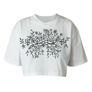 کراپ‌تاپ آستین کوتاه زنانه کد  s 64