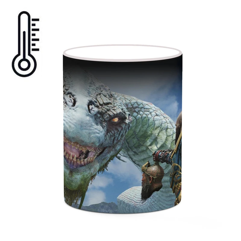 ماگ حرارتی کاکتی طرح گاد آف وار God Of War مدل mgh40610