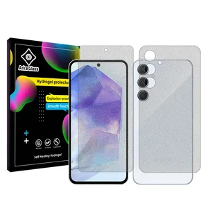 Arka Glass Tough model matte screen protector suitable for Samsung Galaxy A55 5G Mobile phone Along with the phone back protector