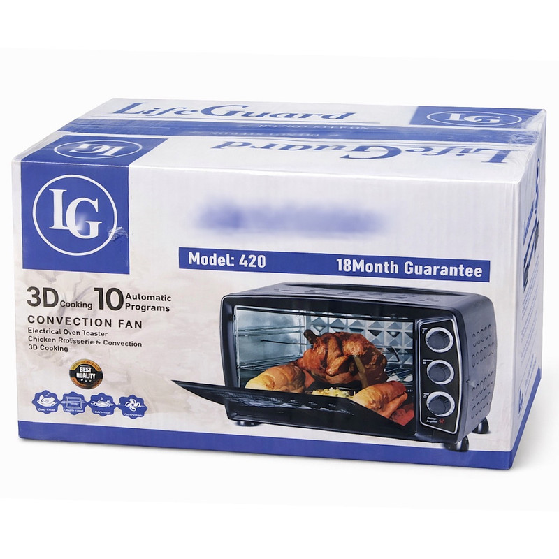 آون توستر 60 لیتری مدل lifeguard آون توستر 60 لیتری مدل lifeguard