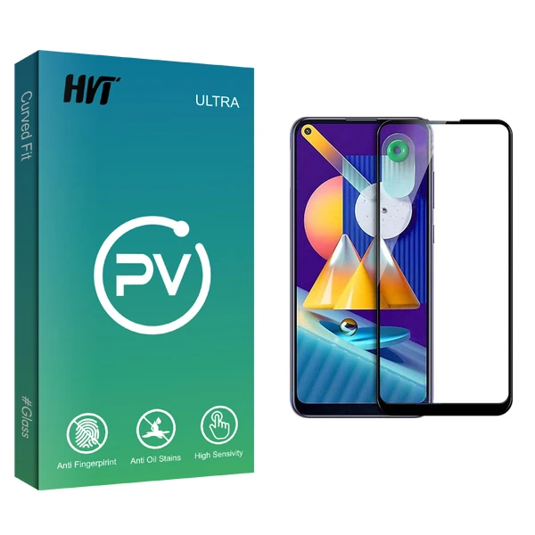 محافظ صفحه نمایش شیشه ای اچ وی تی مدل PV Glass مناسب برای گوشی موبایل سامسونگ Galaxy M11