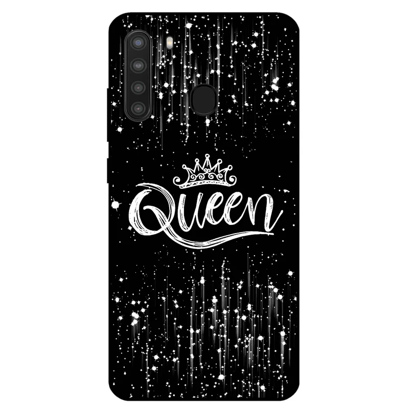 کاور مگافون طرح ملکه مدل 1893 مناسب برای گوشی موبایل سامسونگ Galaxy A21         