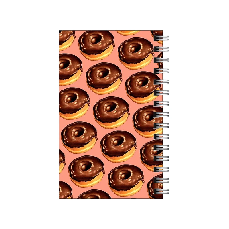 دفترچه یادداشت مدل to do list طرح پترن دونات شکلاتی کد 9044290
