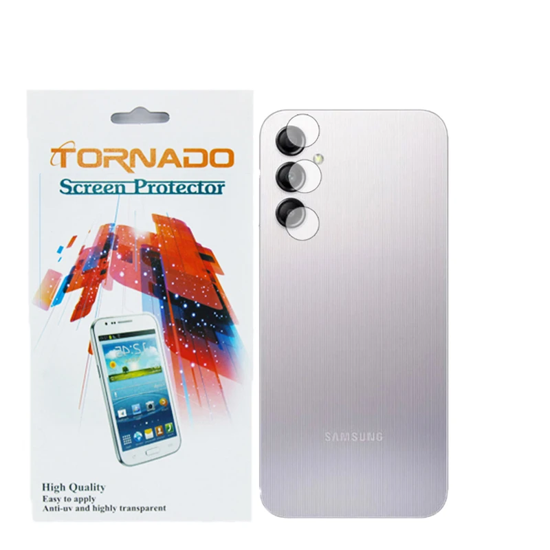 محافظ لنز دوربین تورنادو مدل نانوگلس مناسب برای گوشی موبایل سامسونگ Galaxy A14 بسته 40 عددی