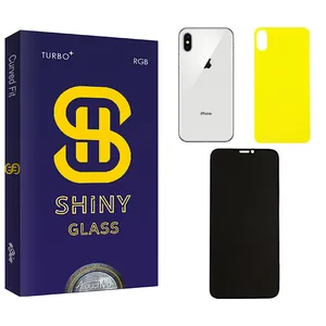 Atouchbo Shiny Privacy Screen Protector For apple x With Back Protector