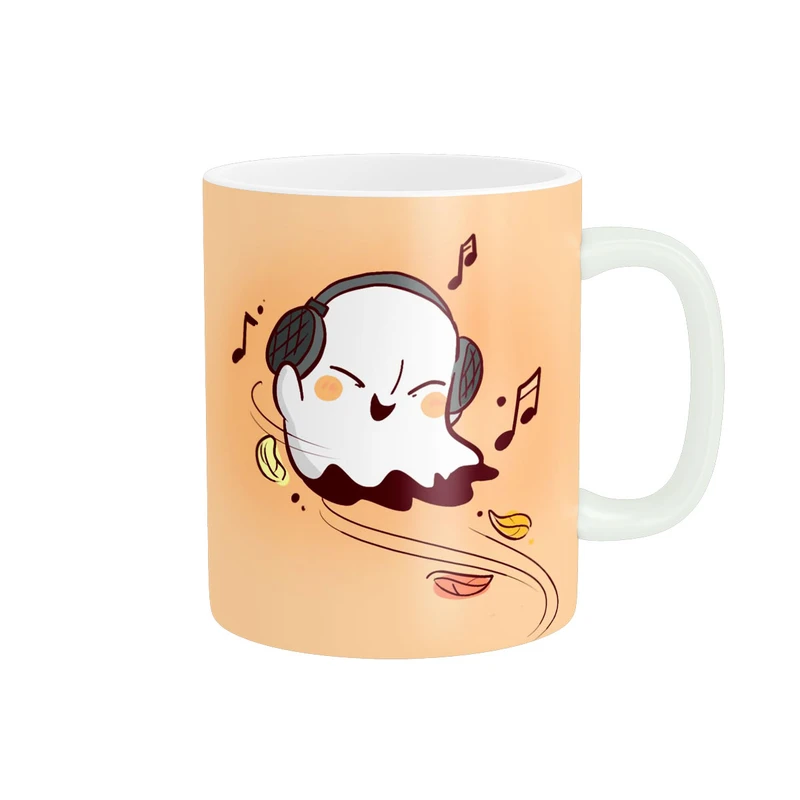 ماگ پاد آفرین مدل روح کیوت و هدفون کد 1540