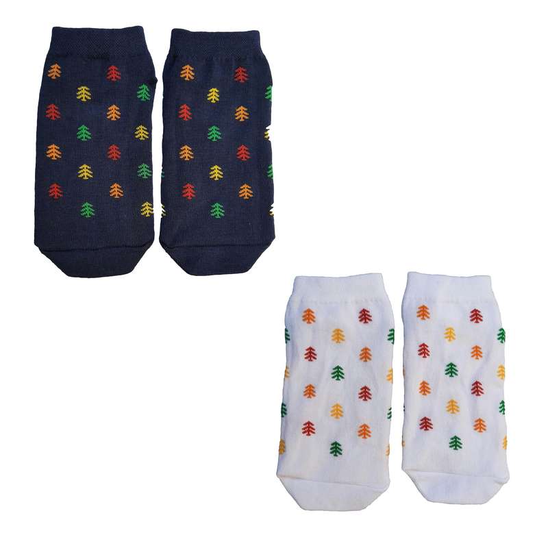 جوراب دخترانه مدل کاج مجموعه 2 عددی