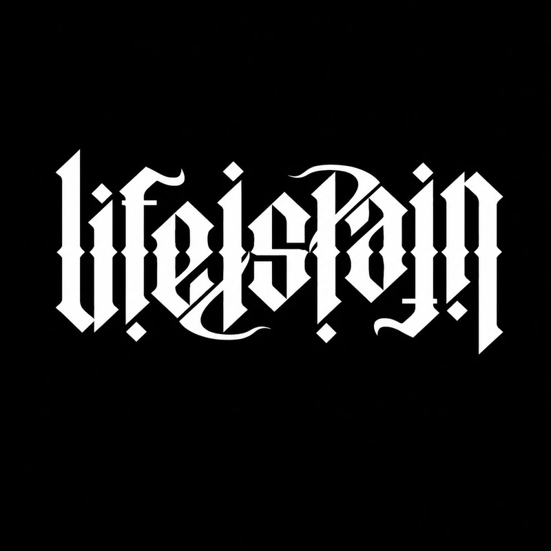 برچسب بدنه خودرو سولگی طرح Life is Pain کد M149