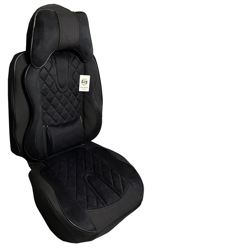 ست کامل روکش صندلی خودرو سپاهان روکش مدل Aoudi-6000 مناسب برای پژو 206-207 راناپلاس