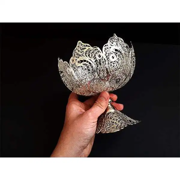 کاسه آجیل خوری ملیله مدل هشت پر کد 11