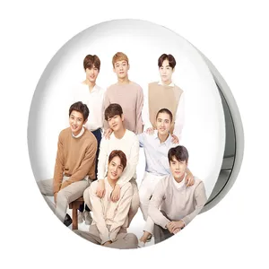 آینه جیبی خندالو طرح گروه اکسو EXO مدل تاشو کد 13664 
