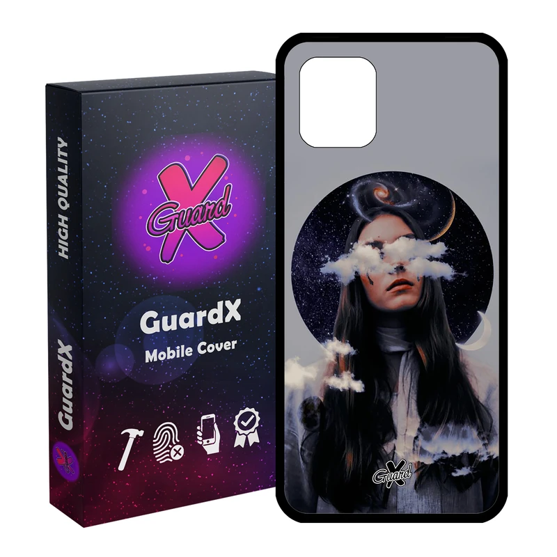 کاور گارد ایکس طرح Girl مدل Glass10011 مناسب برای گوشی موبایل سامسونگ Galaxy Note 10 Lite