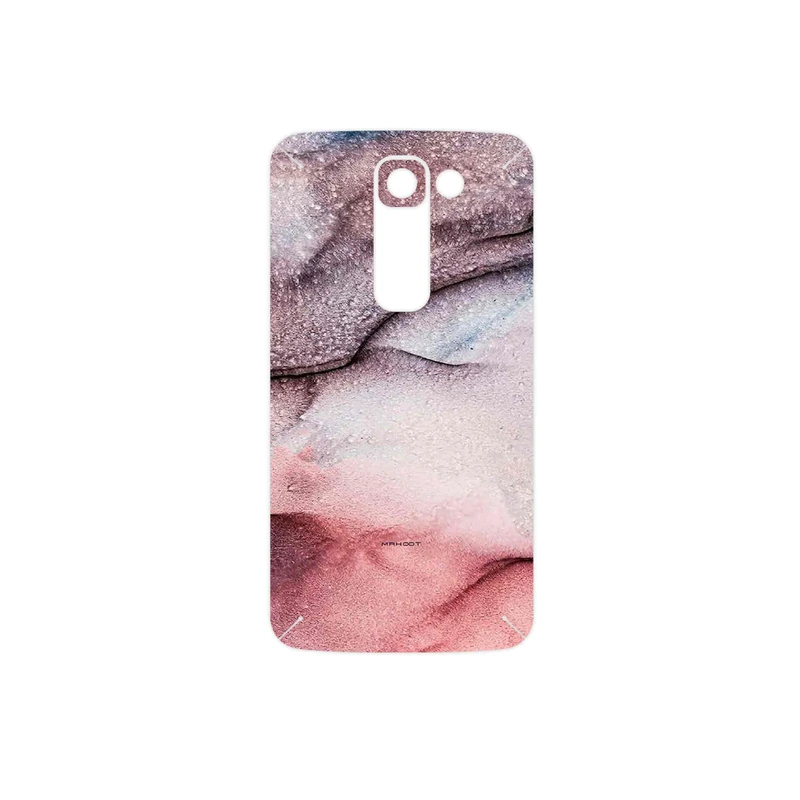 برچسب پوششی ماهوت مدل Smoky pink marble مناسب برای گوشی موبایل ال جی G2 mini