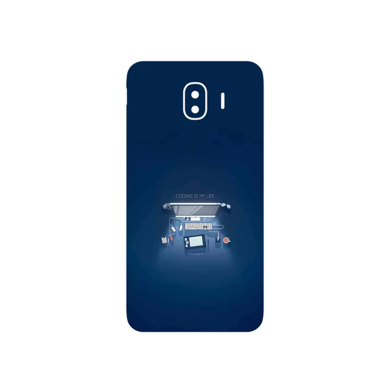 برچسب پوششی ماهوت مدل Programming 3 مناسب برای گوشی موبایل سامسونگ Galaxy J4