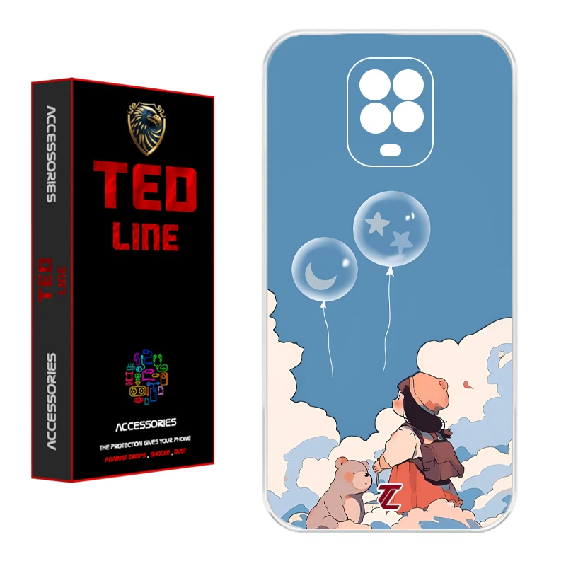 کاور تدلاین طرح دخترونه کد 1202 مناسب برای گوشی موبایل شیائومی Redmi Note 9S / Note 9 Pro