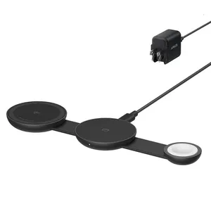 شارژر رومیزی انکر مدل MagGo UFO B25M8 به همراه آداپتور