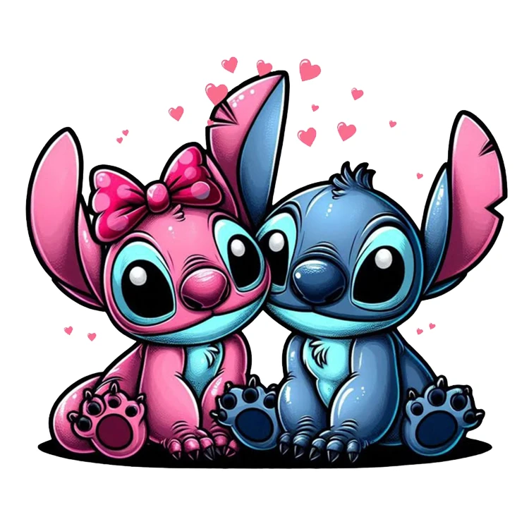 استیکر پارچه و لباس پاد آفرین مدل کارتون استیچ کد DKST42