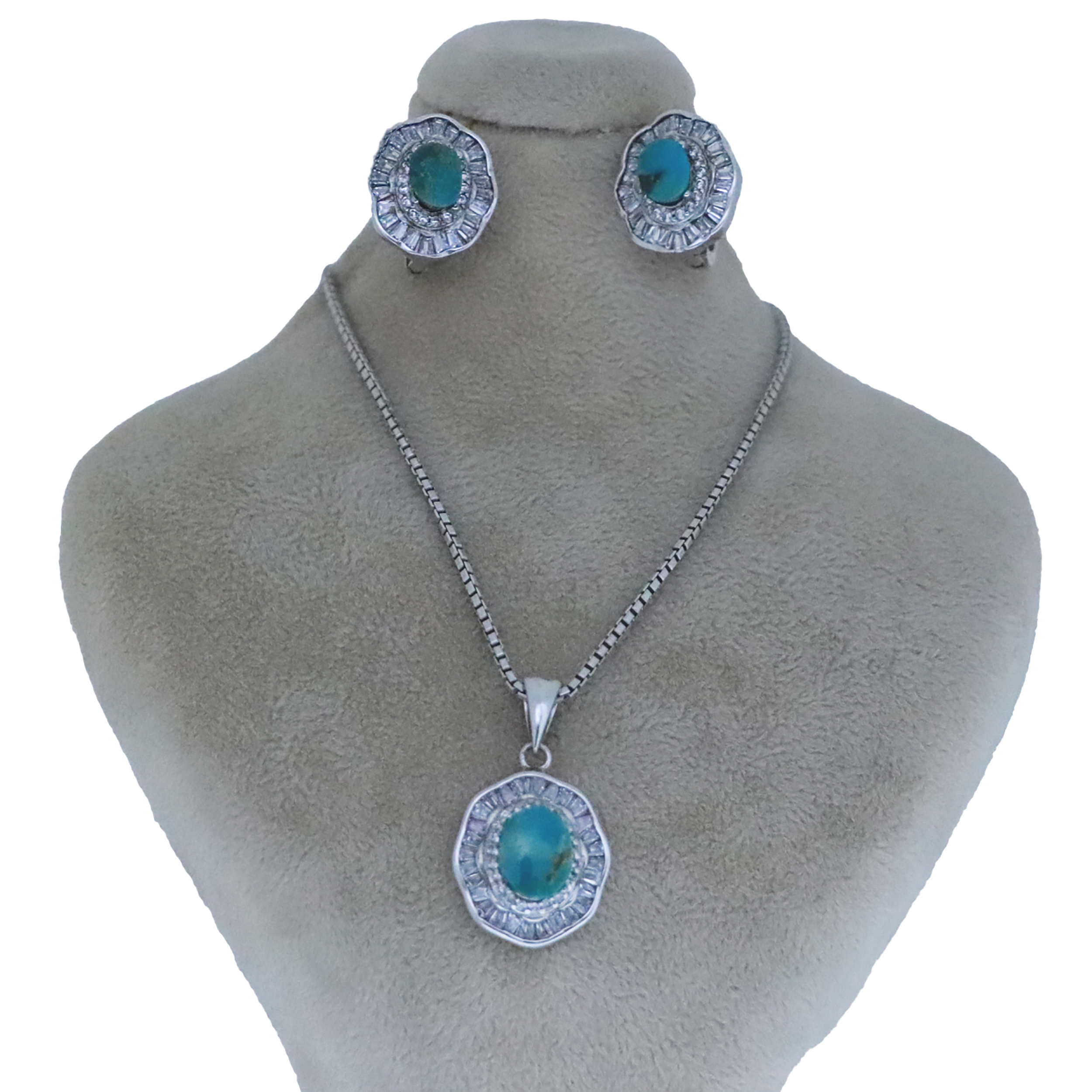 نیم ست نقره زنانه مدل 41