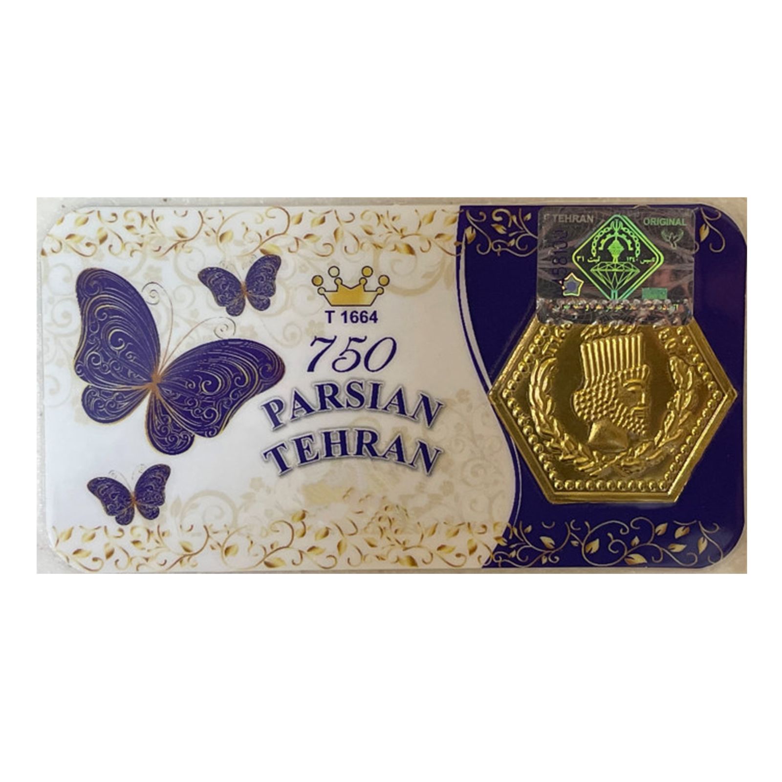 سکه گرمی طلا 18 عیار پارسیان تهران مدل K412 -  - 1