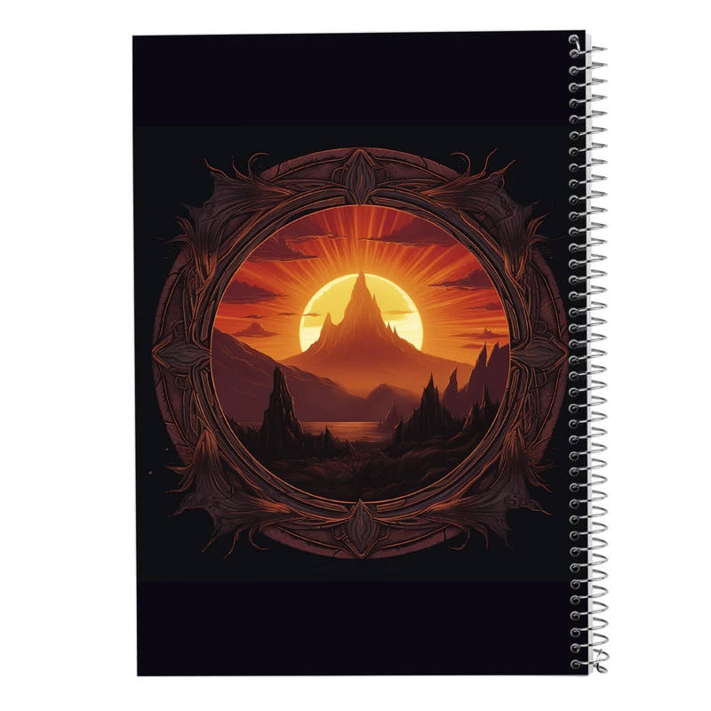 دفتر لیست خرید 50 برگ مدوپد مدل  ارباب حلقه ها The Lord of the Rings کد DF3032