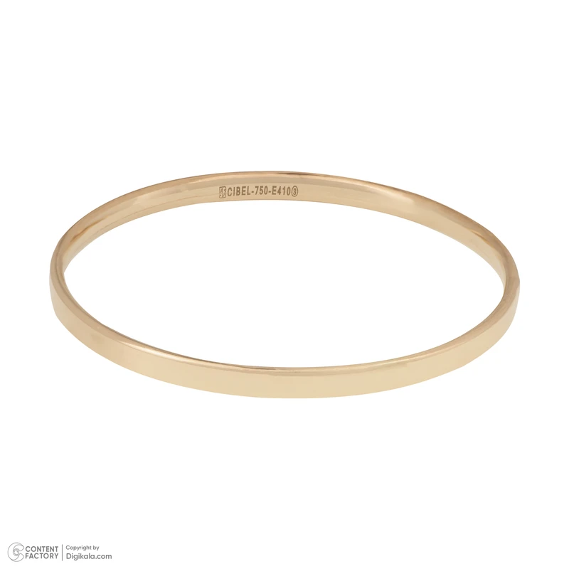 عکس شماره 2 : النگو طلا 18 عیار زنانه مدل آينه ای سایز 1