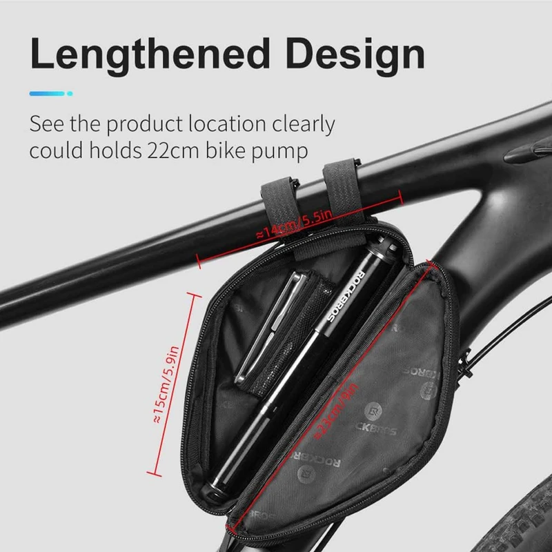 عکس شماره 6 : کیف تنه دوچرخه راک براس مدل lengyhened کد 2034