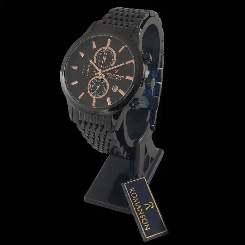 ساعت مچی عقربهای مردانه رومانسون مدل سه موتور فعال کرنوگراف کد 2053