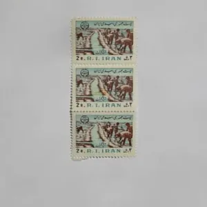 تمبر یادگاری مدل جهاد سازندگی بسته 3 عددی