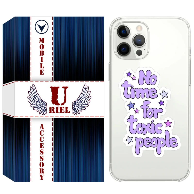 کاور یوریل مدل Clear کد 97 طرح Toxic مناسب برای گوشی موبایل اپل iPhone 13 Pro Max