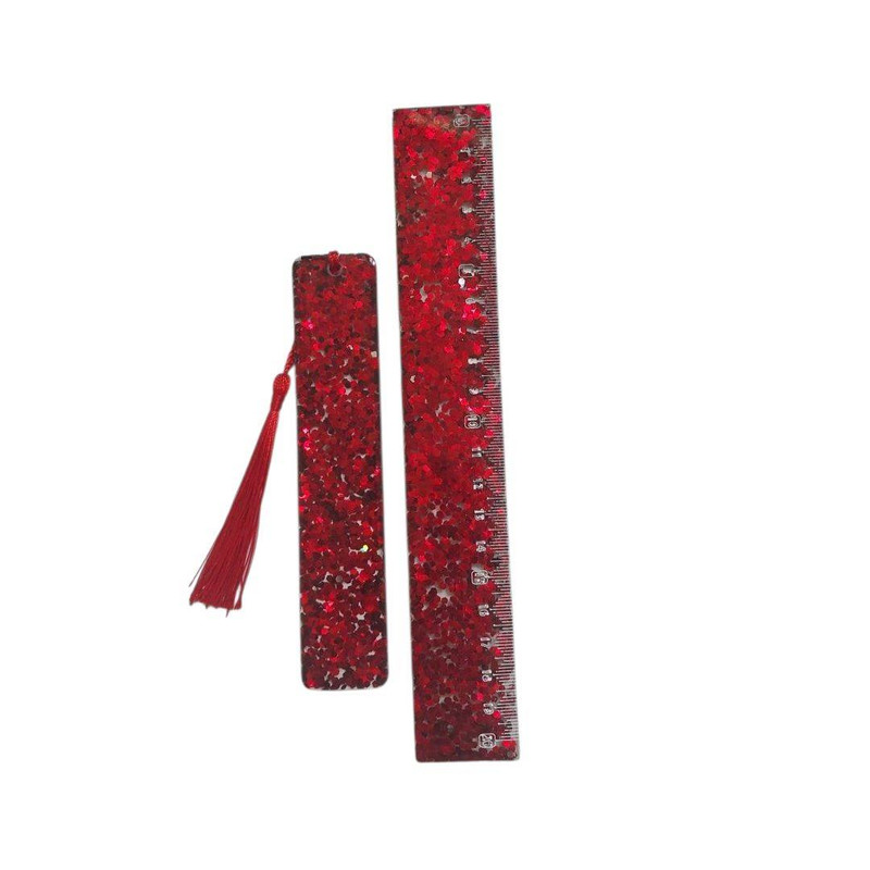 خط کش 20 سانتی متری به همراه نشانگر کتاب