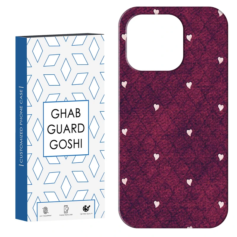 کاور قاب گارد گوشی طرح قلب کد Dimo-920 مناسب برای گوشی موبایل اپل IPHONE 15 PRO MAX