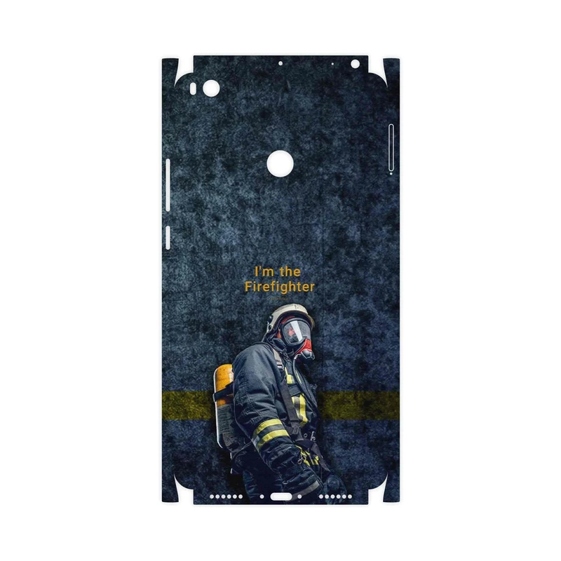 برچسب پوششی ماهوت مدل Firefighter-FullSkin مناسب برای گوشی موبایل شیائومی Mi Max 2