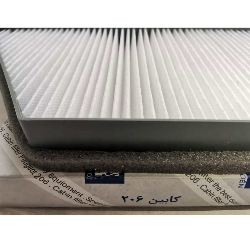 فیلتر کابین خودرو مدل HB 206-207 مناسب برای پژو 206 بسته دو عددی